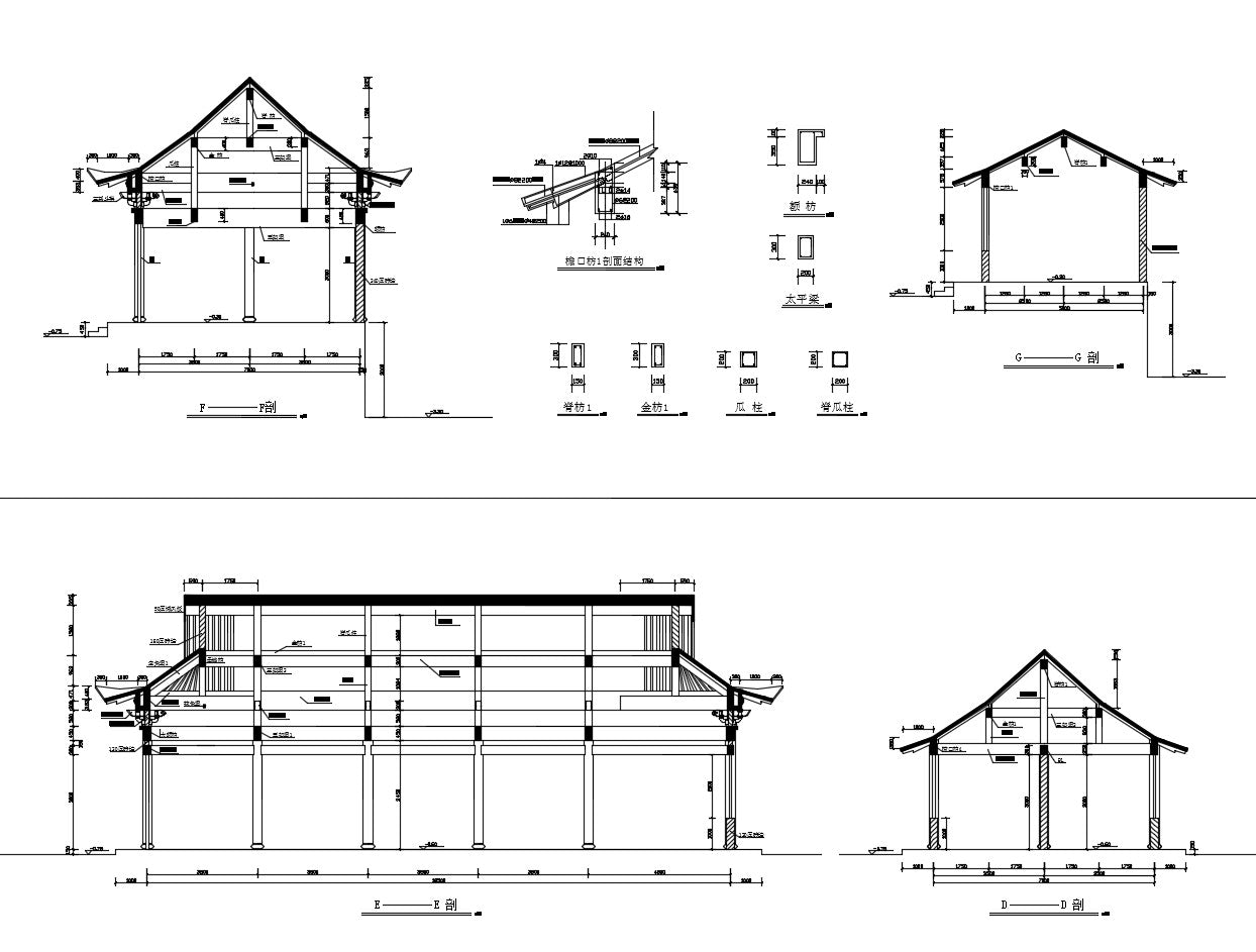 Chinese Architecture CAD Drawings 4