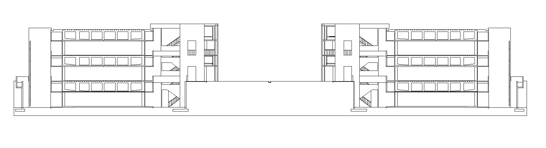 Salk institute - louis kahn in AutoCAD, CAD (209.84 KB)