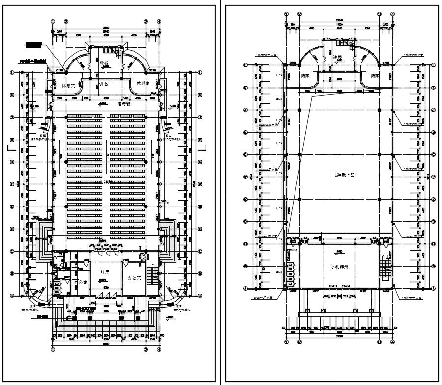 Church  Design CAD Drawings
