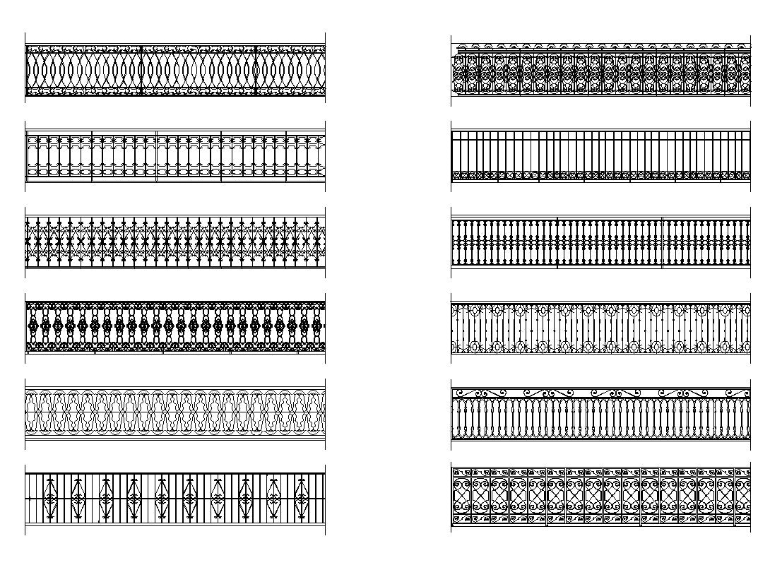 ornamental iron cad