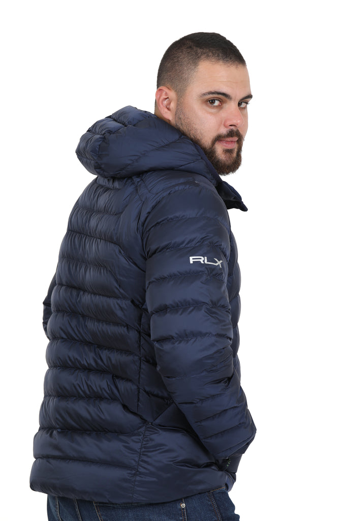 polo ralph lauren mens full zip hooded puffer jacket