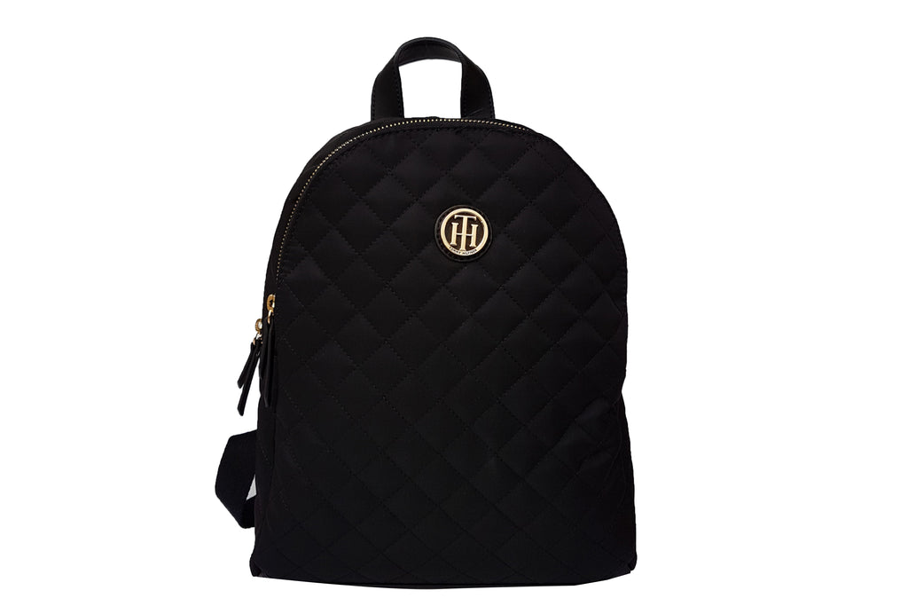 tommy hilfiger charm quilted backpack