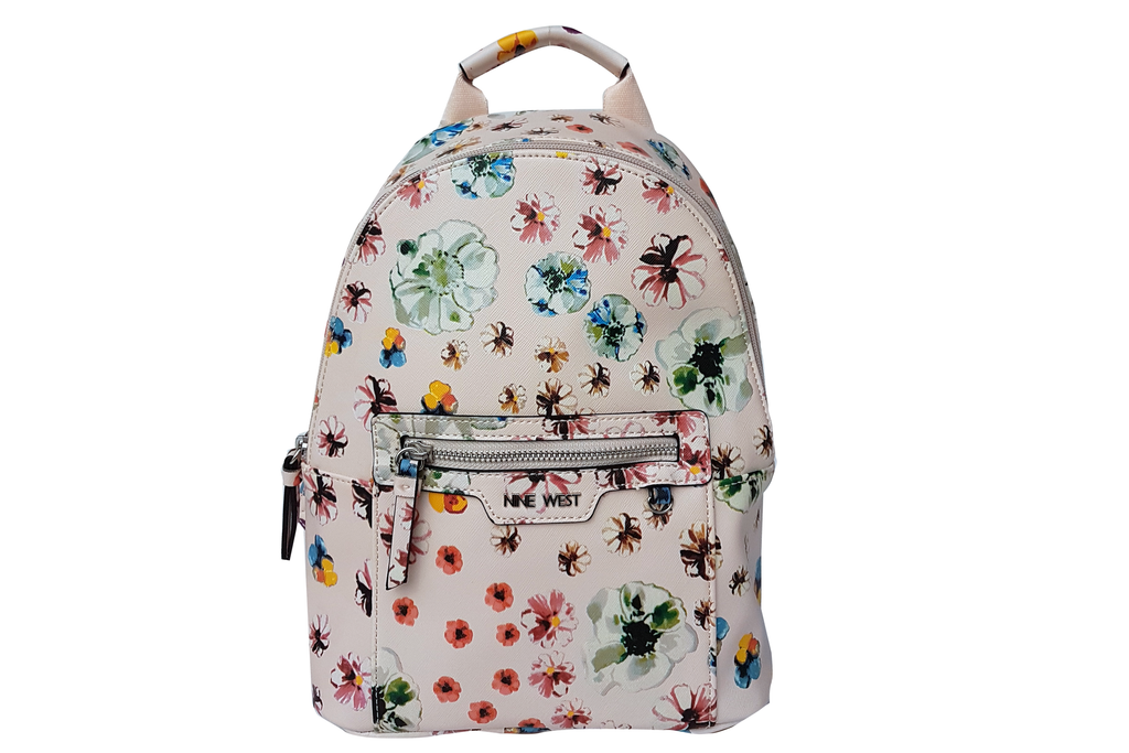 nine west floral backpack