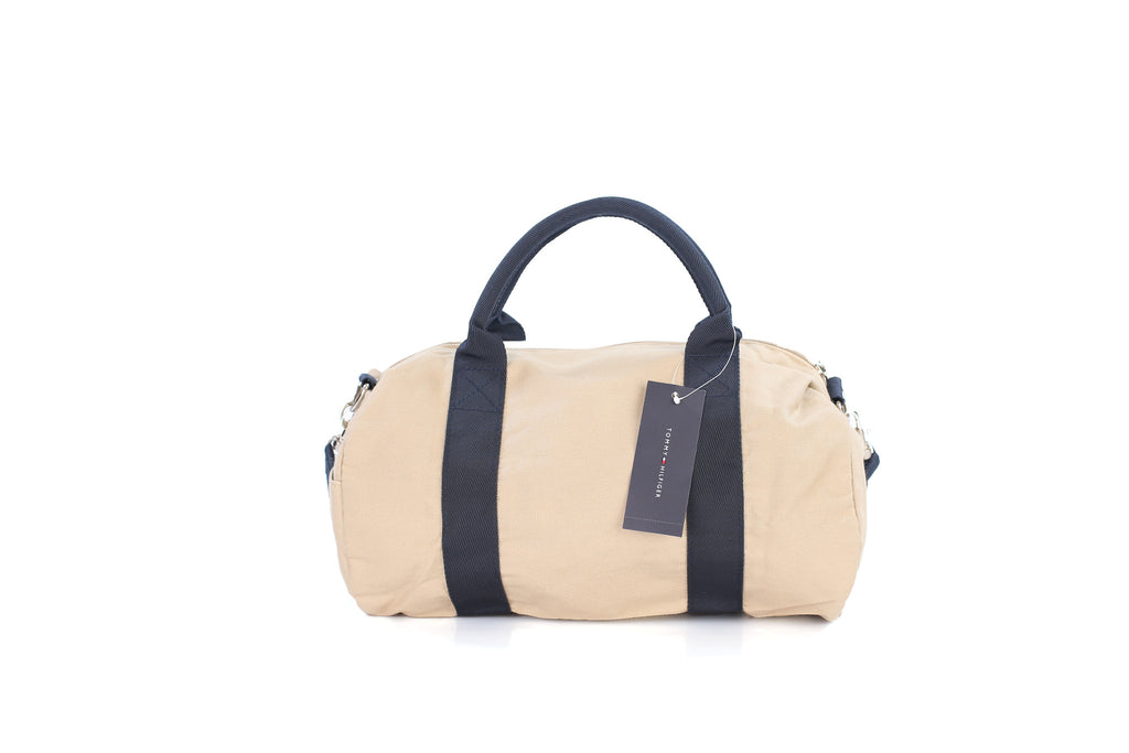 tommy hilfiger leather duffle bag