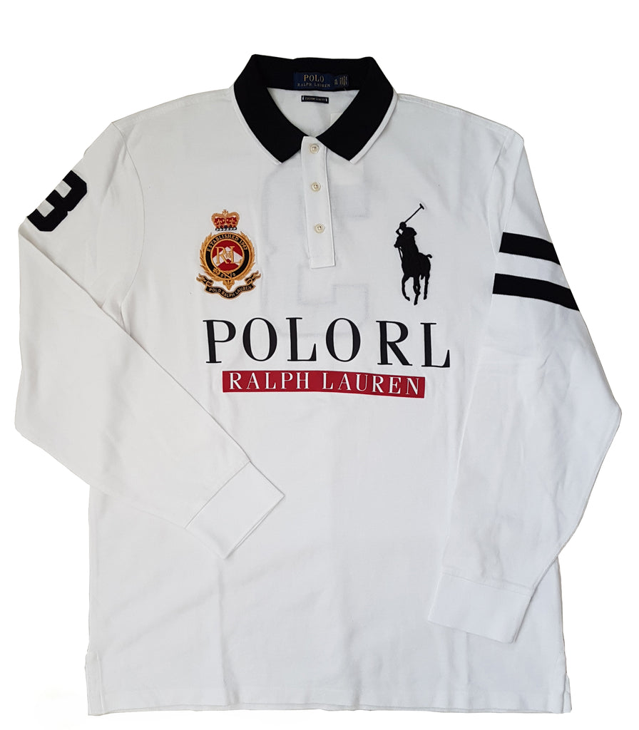 white long sleeve ralph lauren shirt