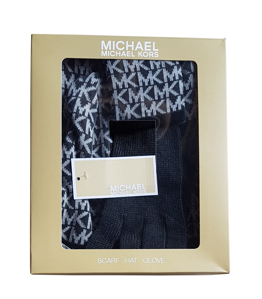 michael kors hat gloves and scarf set