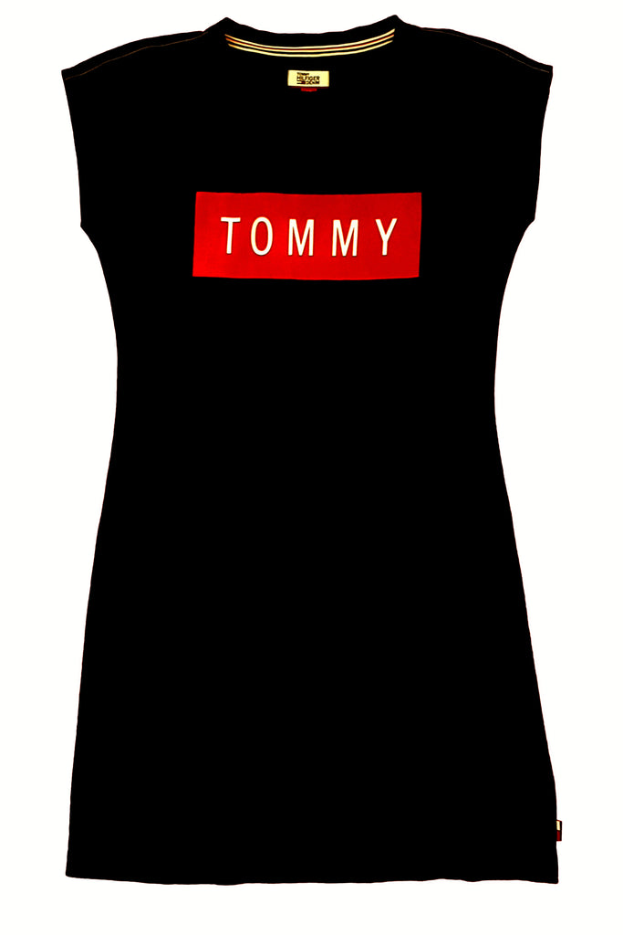 tommy hilfiger shirt dress logo