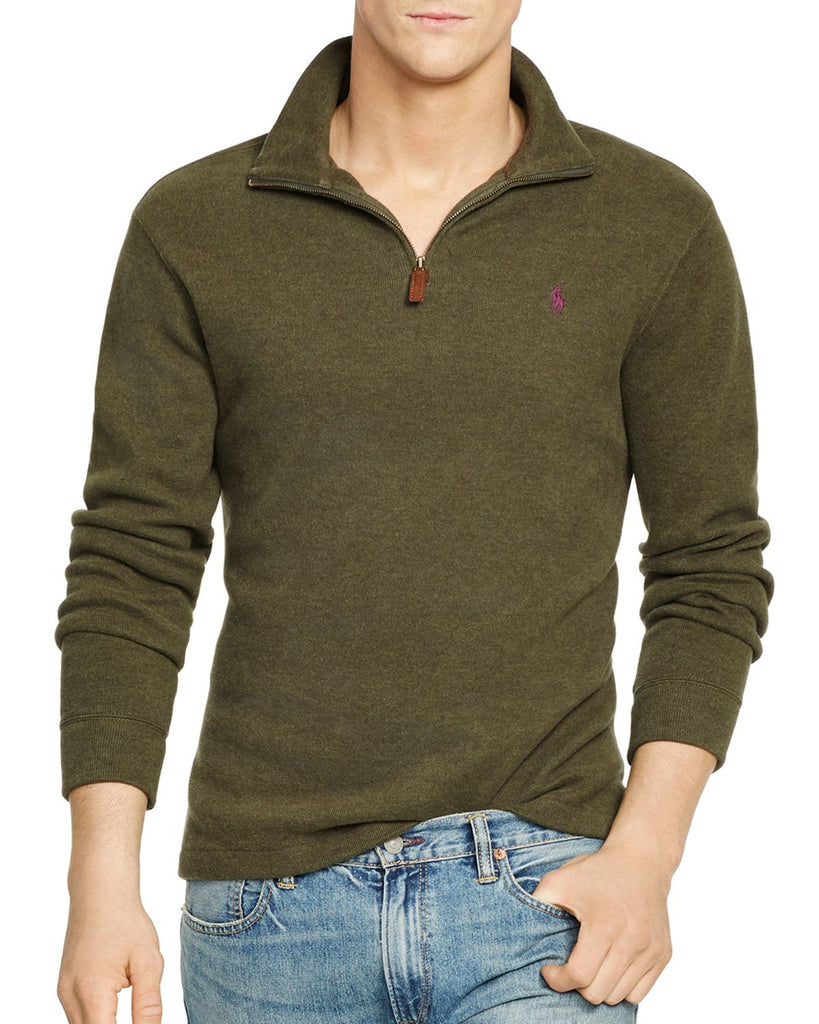 men's polo pullover sweater