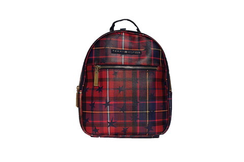 tommy hilfiger checkered backpack