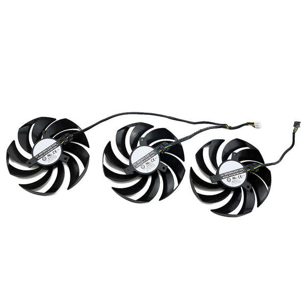 MSI RTX 3070, 3070Ti, 3080, 3080Ti, 3090 Suprim Fan Replacement Triple Set