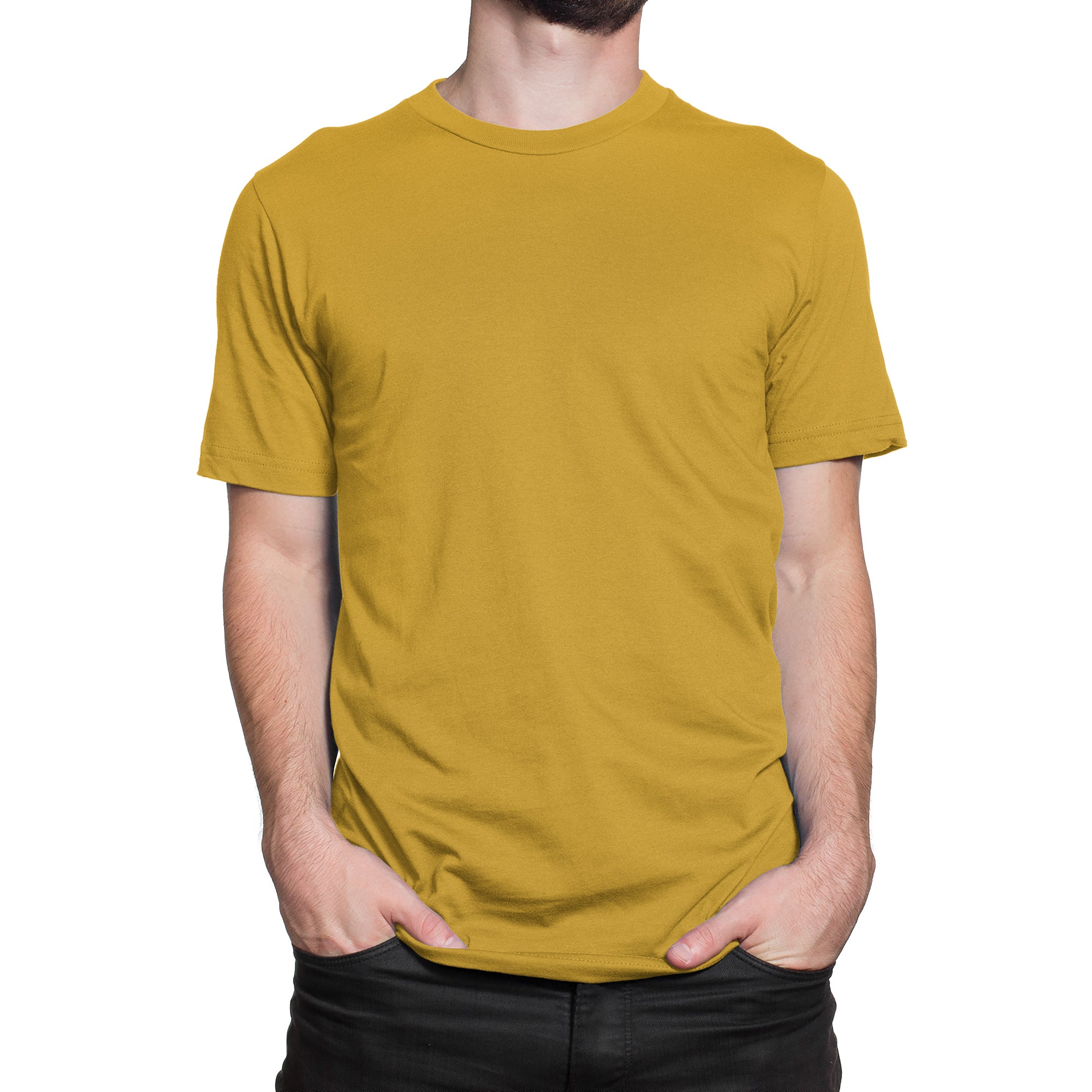 Buy Mustard Yellow t-Shirt for Men online in India – Wolfattire