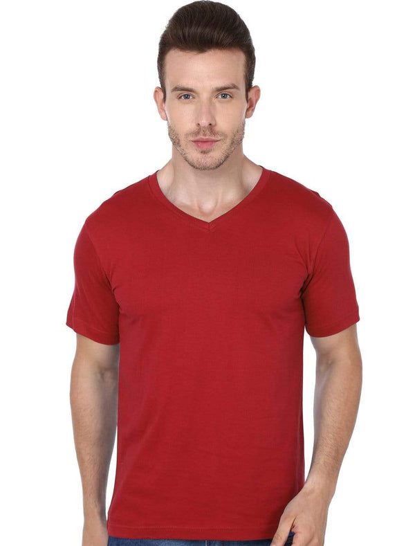 Plain V-Neck T-Shirts | Premium Fabric – Wolfattire