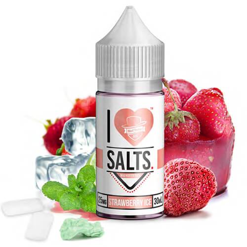 I Love Salts Nicotine Salt eJuice - Strawberry Ice - vaporclub