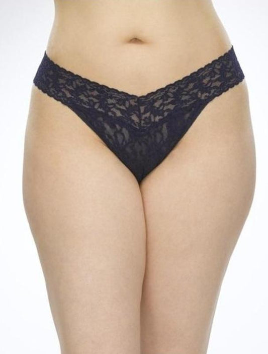 Signature Lace Original Rise Thong in Classic