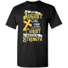 Limited Edition **An August Girl With Jesus Strength** Shirts & Hoodies