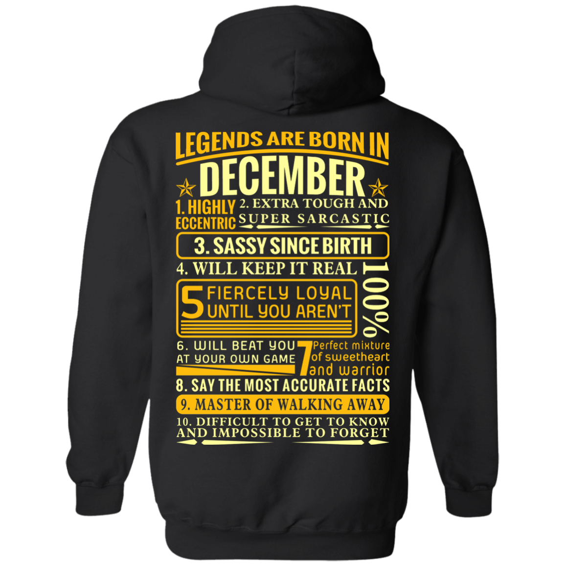 legends are born in december sweatshirt