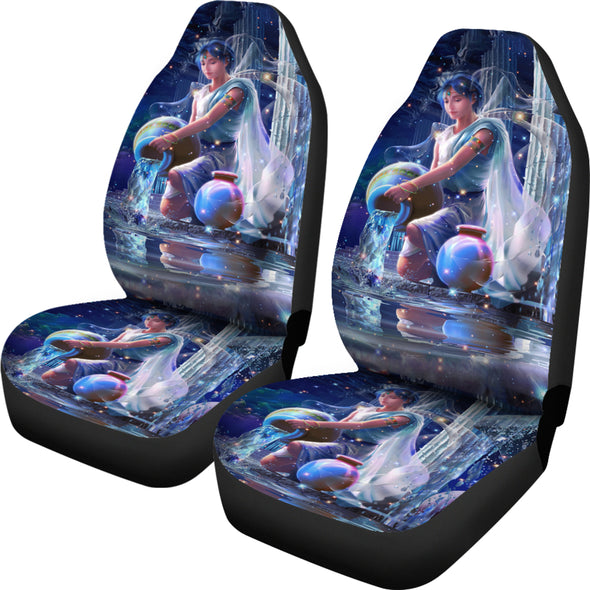 Aquarius Print Car Seat Cover