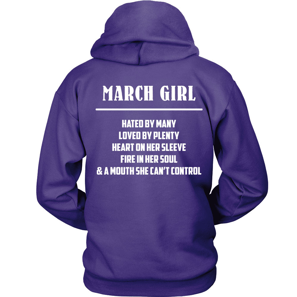 march girl hoodie