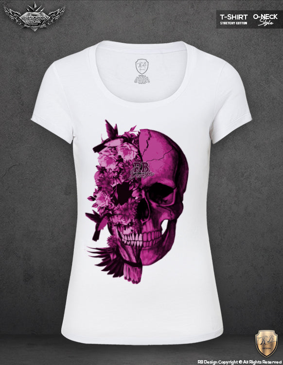 skull t shirt ladies