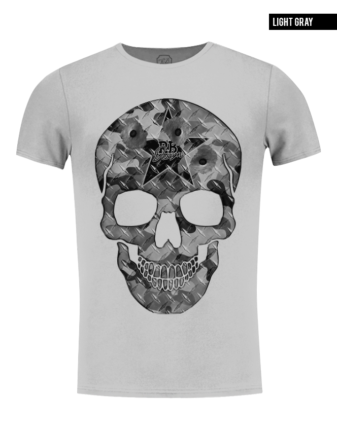 Men's T-shirt ARMY SKULL Camouflage Khaki Graphic Tee / Color Option ...