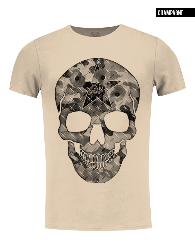 Men's T-shirt ARMY SKULL Camouflage Khaki Graphic Tee / Color Option ...