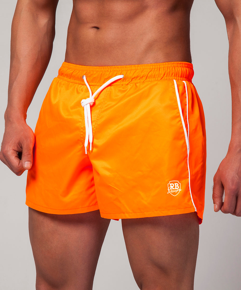 Mens Swimming Shorts Orange BW01O – RB Design Store