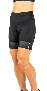 Women's Petunia Black Cycling Padded Short | Shebeest | Shebeest