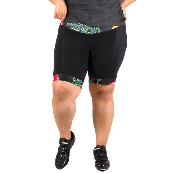 plus size padded bike shorts