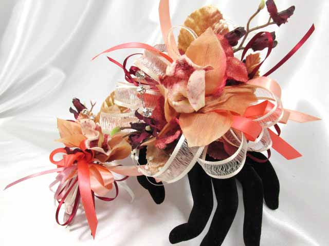 pearl wrist corsage