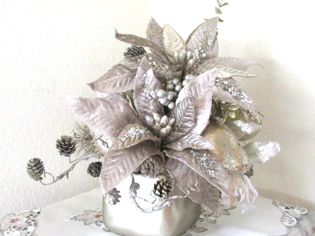 christmas holiday floral arrangements