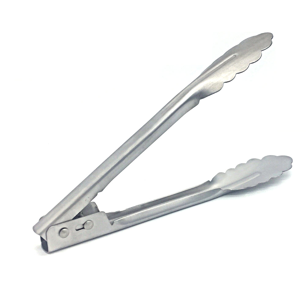 9 Inch Stainless Steel Locking Tongs — Kitchen Supply ...