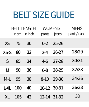 Amsterdam Heritage Belt Size Guide