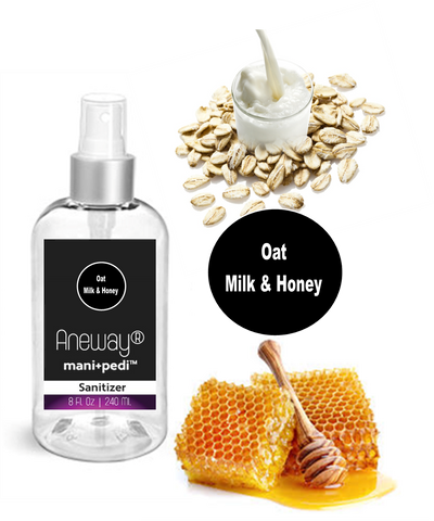 Aneway Mani+Pedi Oat, Milk & Honey Sanitize Spray