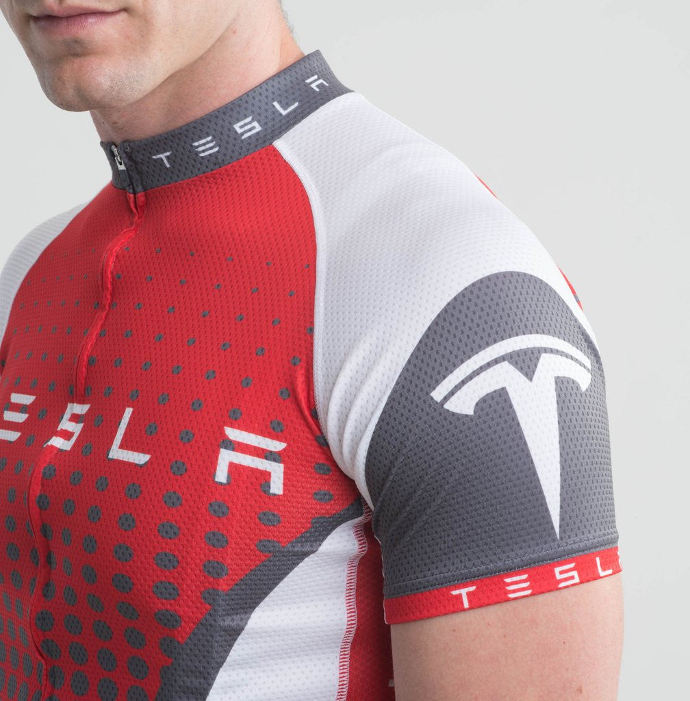 tesla cycling jersey