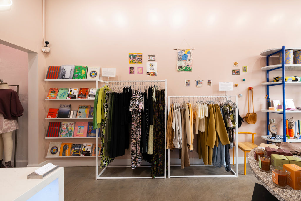 Burke Mercantile shop interior in downtown Long Beach East Village Arts District