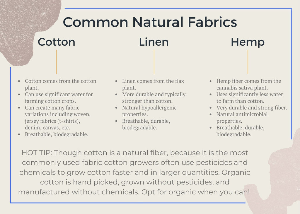 Common Natural Fabrics