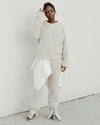Baserange Mea Fitted Pullover Sweater Cotton Sand
