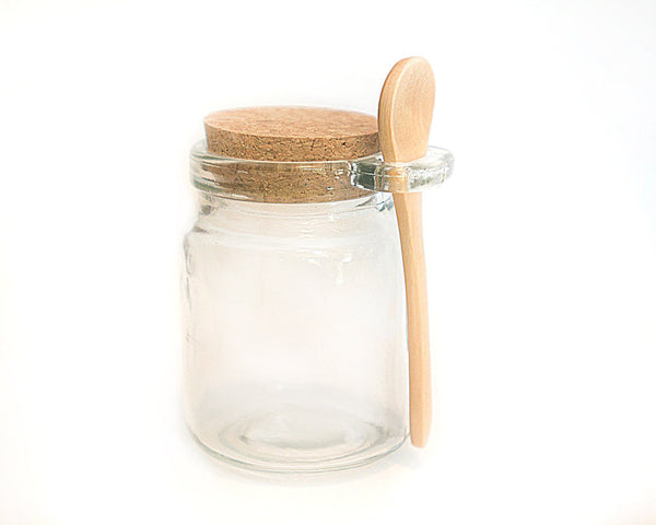 spice jar with spoon