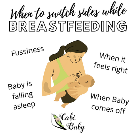 When to switch sides breastfeeding