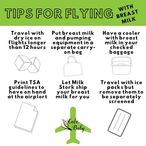 Tips for Traveling on a Plane with Breast Milk