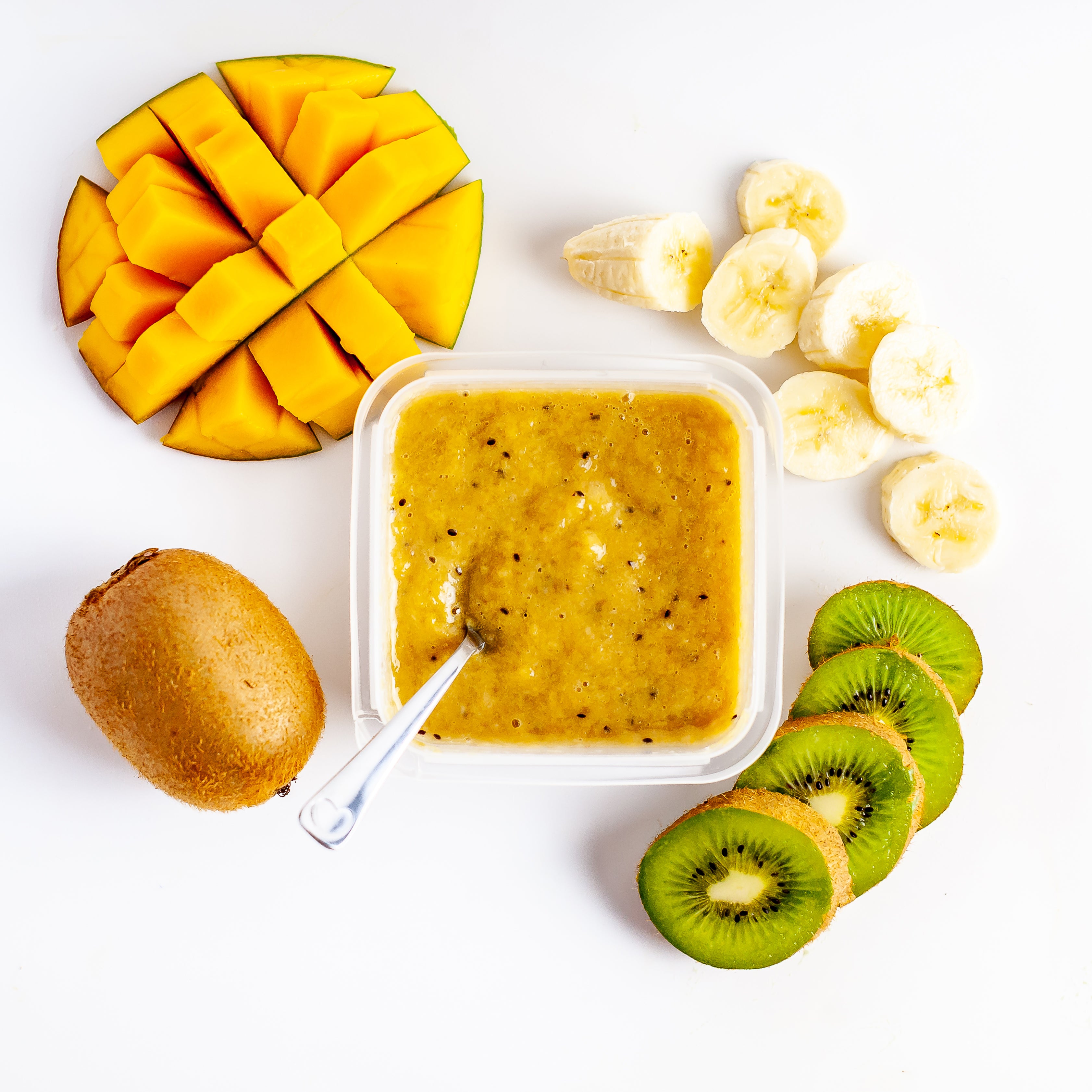 Kiwi, Mango & Banana