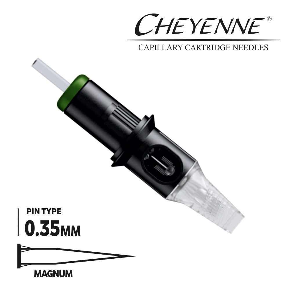 Cheyenne Capillary Cartridge Tattoo Needles  Magnum Box of 20  Dermasoft  Tattoo