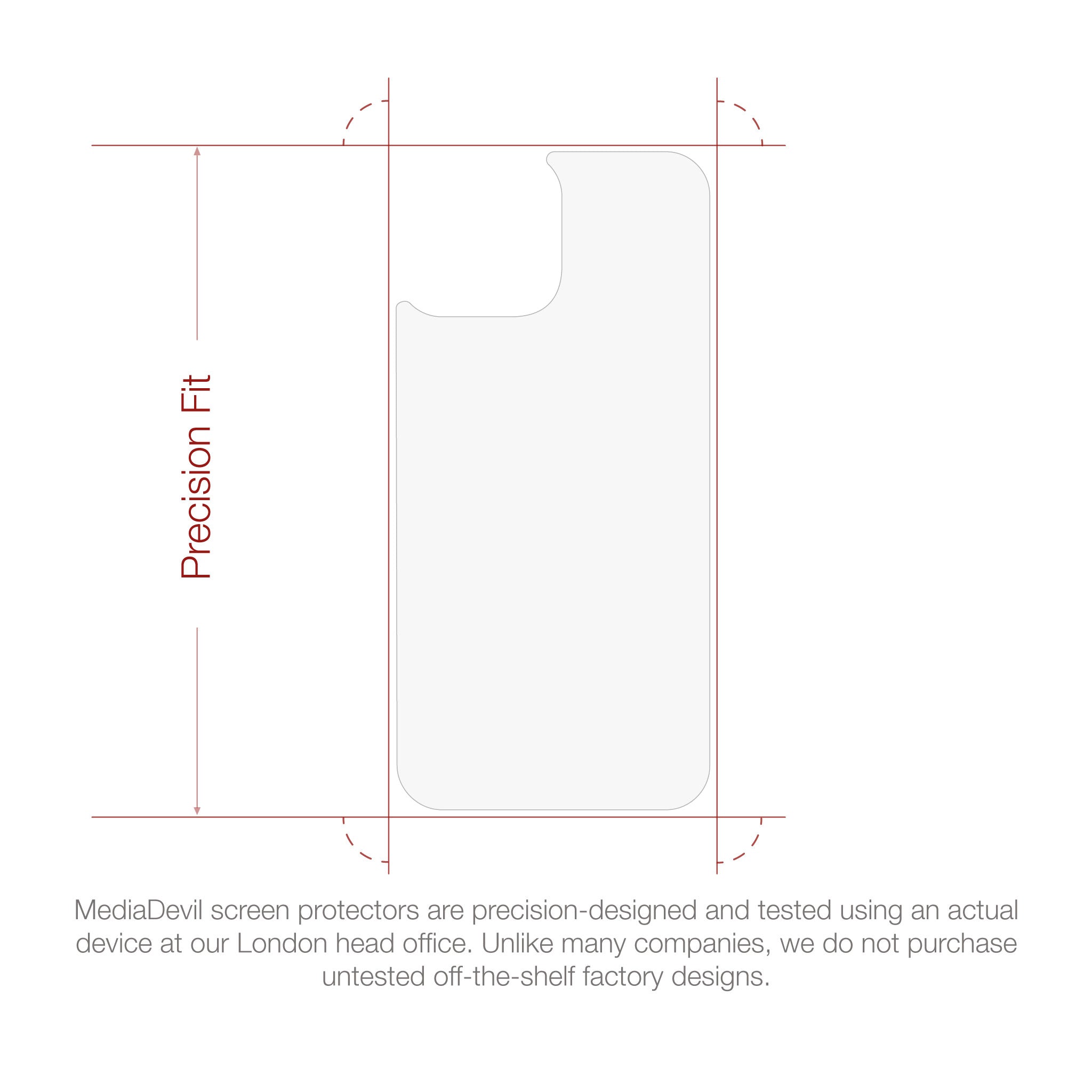iPhone 15 Back Protector Film (Matte, Clear) | Magicscreen