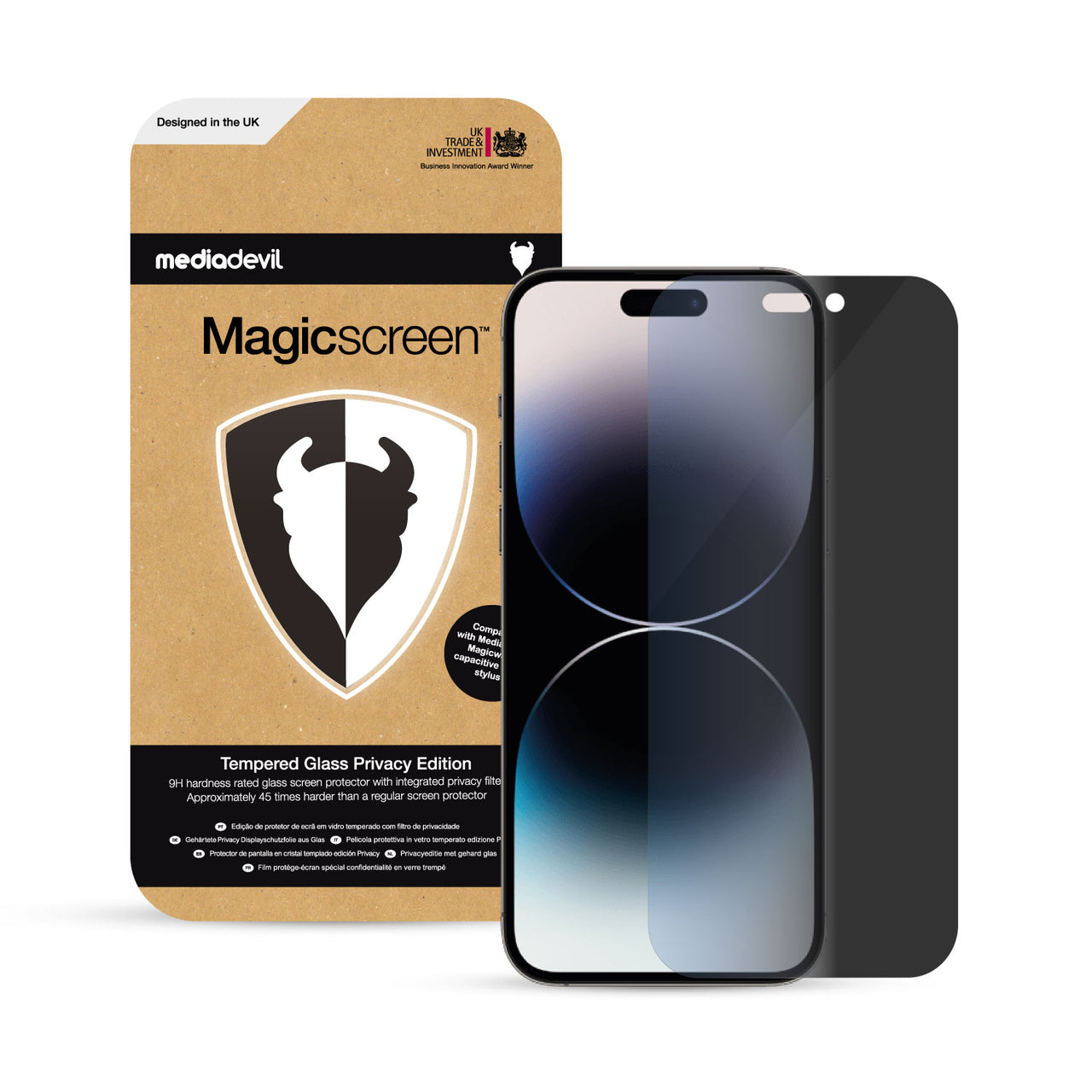 iPhone 15 Pro Max Protecteur d'écran | Premium Pro Glass Privacy Guard