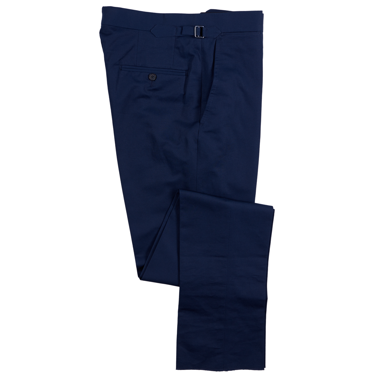 P. Johnson Trousers in French Navy Cotton-Linen – WJ & Co.