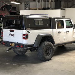 2020 Jeep Gladiator with RLD stainless steel truck cap