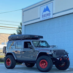 Jeep JLU Eco with RCL Backbone Pioneer and Rocky Black iKamper Skycamp 2.0 Roof Top Tent