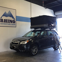 Subaru Forester with James Baroud Evasion Roof Top Tent Installed