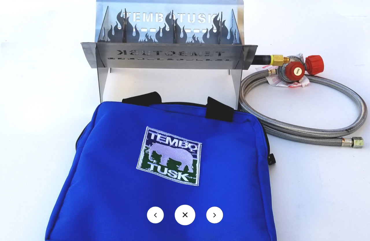 Tembo Tusk Adjustable Leg Skottle Grill Kit – Off Grid Trailers US