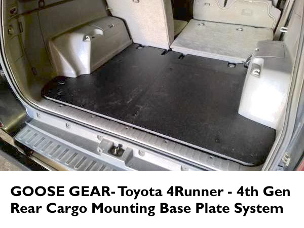 Goose Gear Rear Cargo Mounting Base Plate System Toyota 4runner 4th And 5th Gen